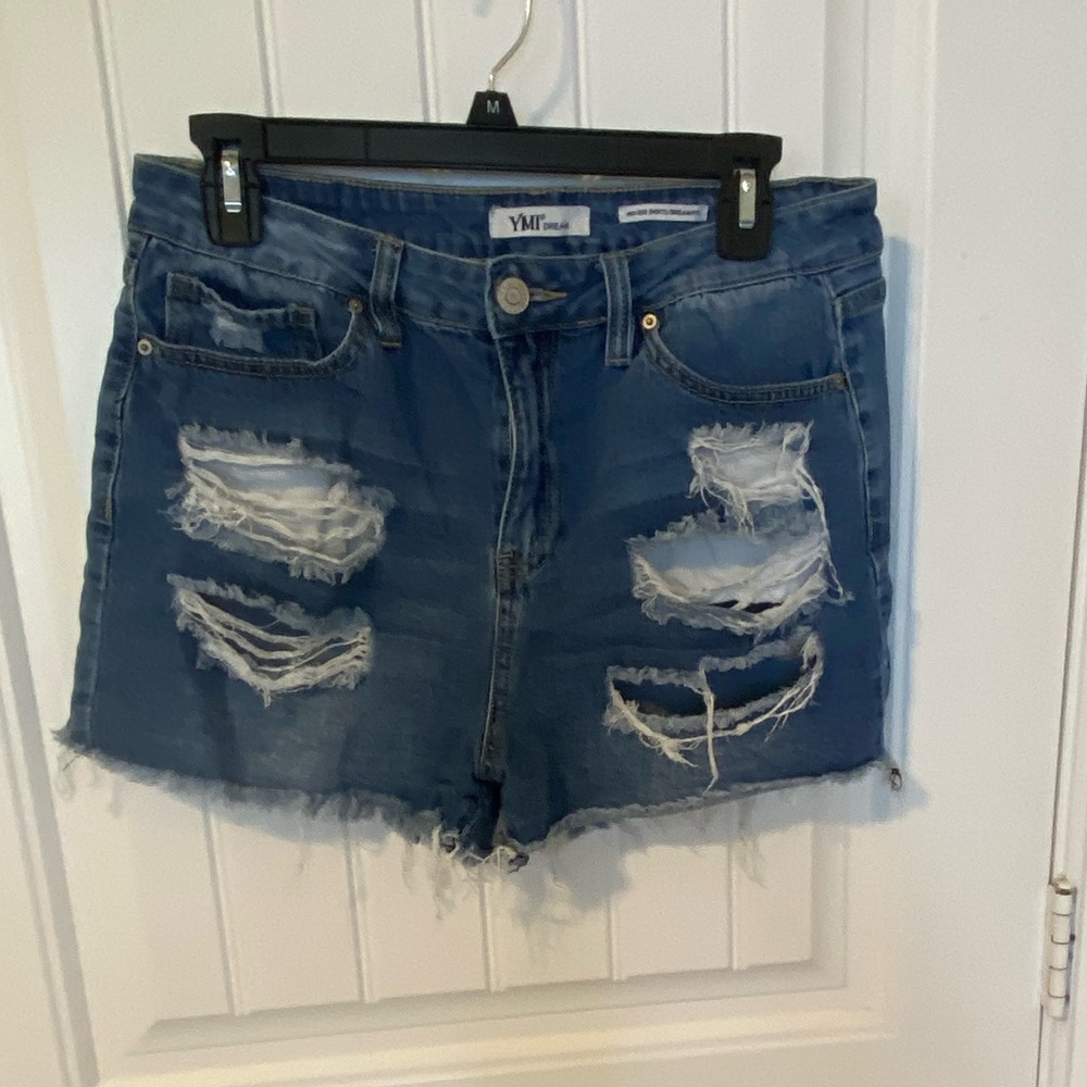 YMI High Rise Denim Shorts